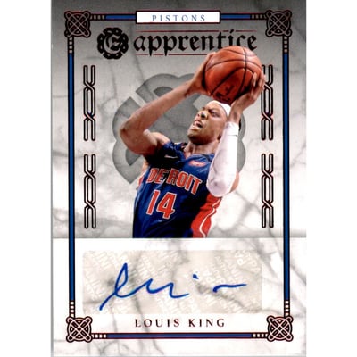 2019-20 Panini Chronicles Apprentice Signatures Red #28 Louis King