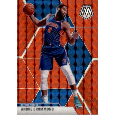 2019-20 Panini Mosaic Mosaic Choice Red Fusion #17 Andre Drummond
