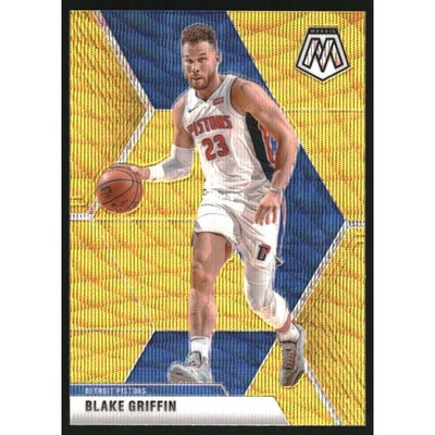 2019-20 Panini Mosaic Mosaic Gold Wave #37 Blake Griffin