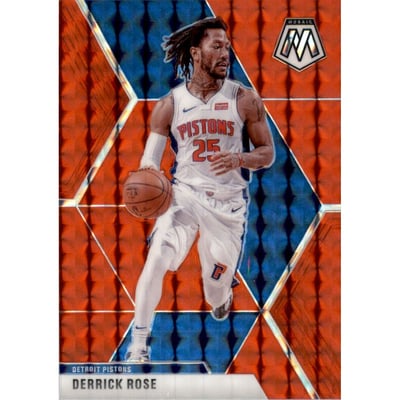 2019-20 Panini Mosaic Mosaic Red #67 Derrick Rose