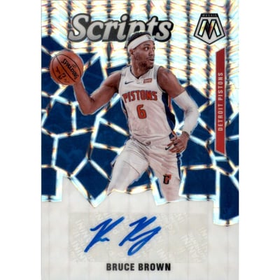 2019-20 Panini Mosaic Scripts #19 Bruce Brown