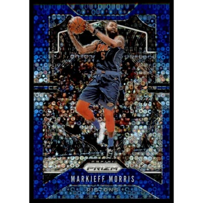 2019-20 Panini Prizm Prizms Fast Break Blue #245 Markieff Morris