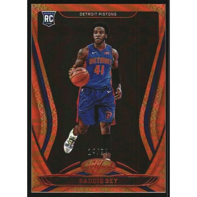 2020-21 Certified Mirror Orange #182 Saddiq Bey