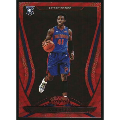2020-21 Certified Mirror Red #182 Saddiq Bey