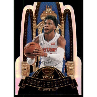 2020-21 Crown Royale Rookie Royalty #3 Saddiq Bey