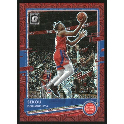 2020-21 Donruss Optic Choice Red #19 Sekou Doumbouya
