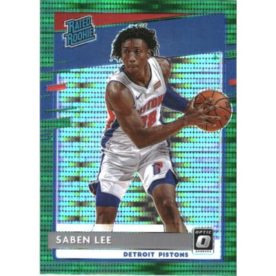 2020-21 Donruss Optic Fanatics Green Pulsar #191 Saben Lee RR