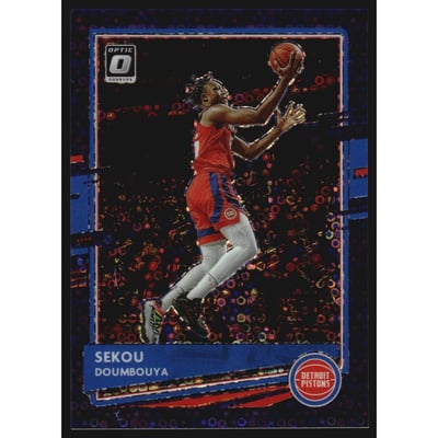 2020-21 Donruss Optic Fast Break Purple #19 Sekou Doumbouya