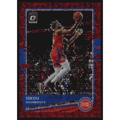 2020-21 Donruss Optic Fast Break Red #19 Sekou Doumbouya