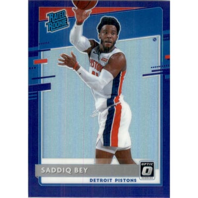 2020-21 Donruss Optic Purple #169 Saddiq Bey RR