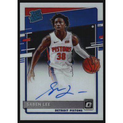 2020-21 Donruss Optic Rated Rookies Signatures #191 Saben Lee