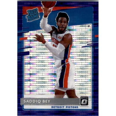 2020-21 Donruss Optic Target Purple Pulsar #169 Saddiq Bey RR