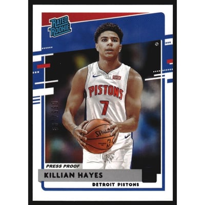 2020-21 Donruss Press Proof Purple #204 Killian Hayes RR