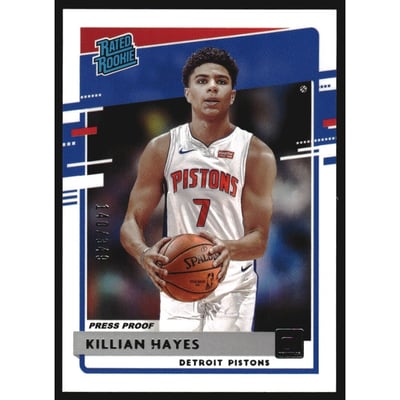 2020-21 Donruss Press Proof Silver #204 Killian Hayes RR