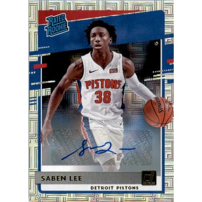 2020-21 Donruss Rated Rookies Signatures Choice #221 Saben Lee