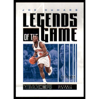 2020-21 Hoops Legends of the Game #37 Joe Dumars