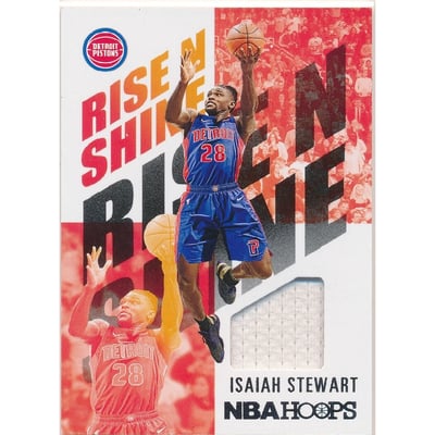 2020-21 Hoops Rise N Shine Memorabilia #32 Isaiah Stewart