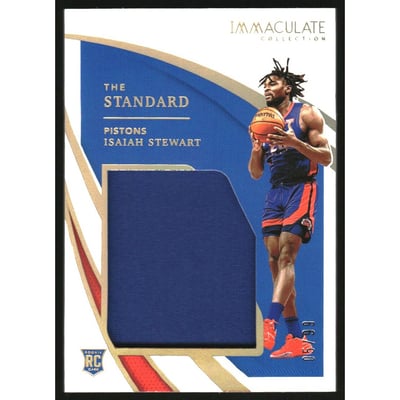 2020-21 Immaculate Collection The Standard Relics #55 Isaiah Stewart/99