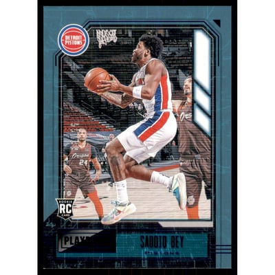 2020-21 Panini Chronicles Blue #183 Saddiq Bey/Playbook