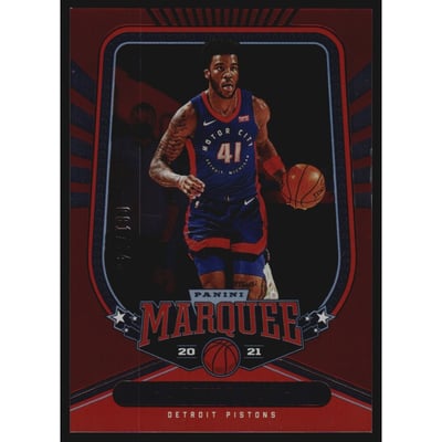 2020-21 Panini Chronicles Red #248 Saddiq Bey/Marquee