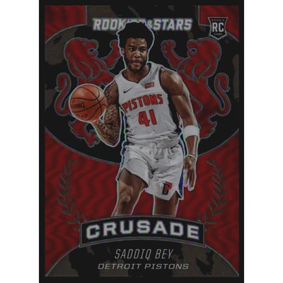 2020-21 Panini Chronicles Red #522 Saddiq Bey/Crusade