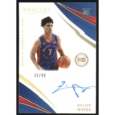 2020-21 Panini Contenders Optic Variations Red #117 Killian Hayes AU/99