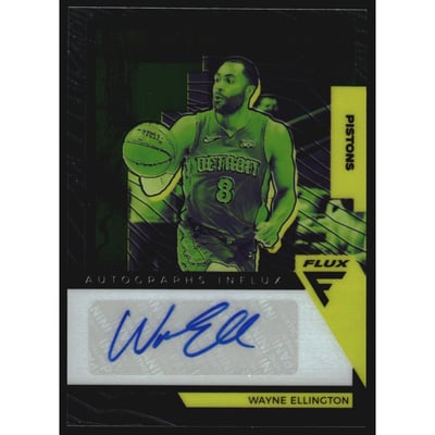2020-21 Panini Flux Influx Autographs #18 Wayne Ellington