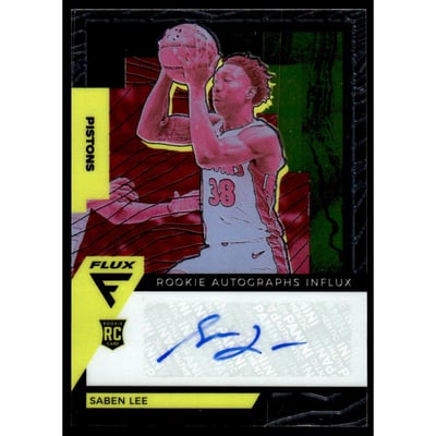 2020-21 Panini Flux Rookie Influx Autographs #15 Saben Lee
