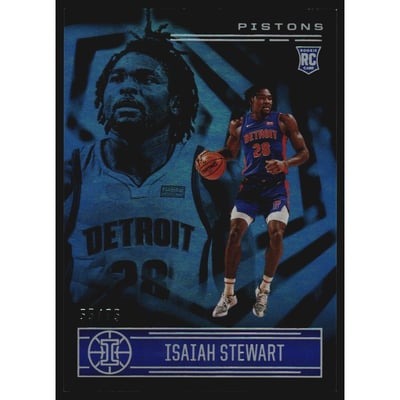 2020-21 Panini Illusions Teal #172 Isaiah Stewart