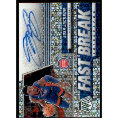 2020-21 Panini Mosaic Autographs Fast Break #8 Josh Jackson