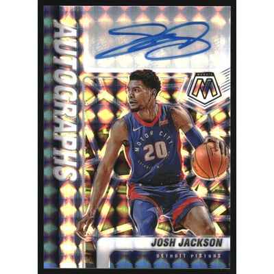 2020-21 Panini Mosaic Autographs Mosaic #6 Josh Jackson