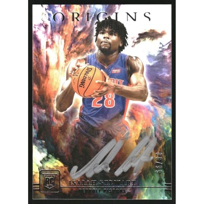 2020-21 Panini Origins Origins Autographs Silver Ink #25 Isaiah Stewart