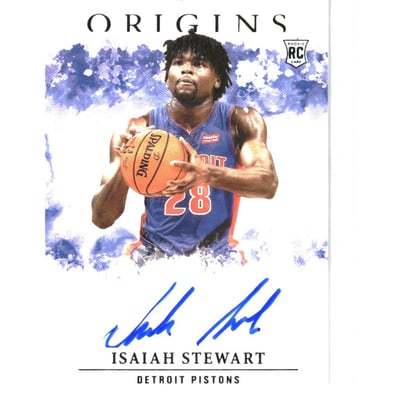 2020-21 Panini Origins Rookie Autographs #16 Isaiah Stewart