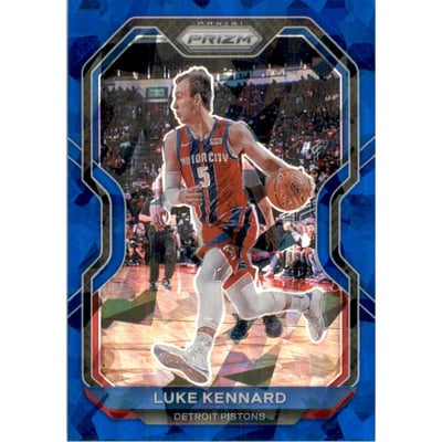 2020-21 Panini Prizm Prizms Blue Ice #201 Luke Kennard