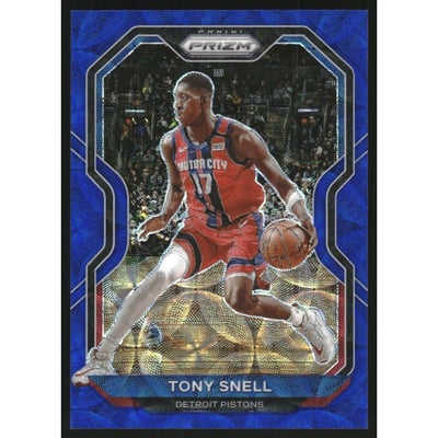 2020-21 Panini Prizm Prizms Choice Blue #129 Tony Snell
