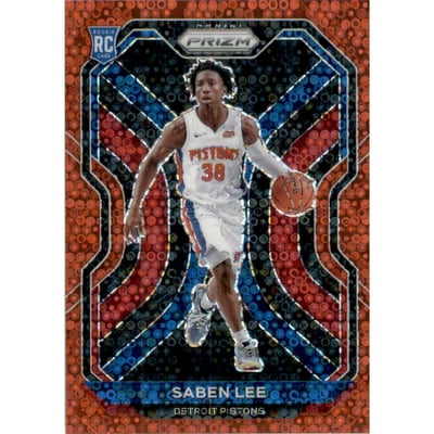 2020-21 Panini Prizm Prizms Fast Break Red #261 Saben Lee