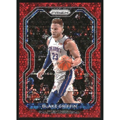 2020-21 Panini Prizm Prizms Fast Break Red #62 Blake Griffin