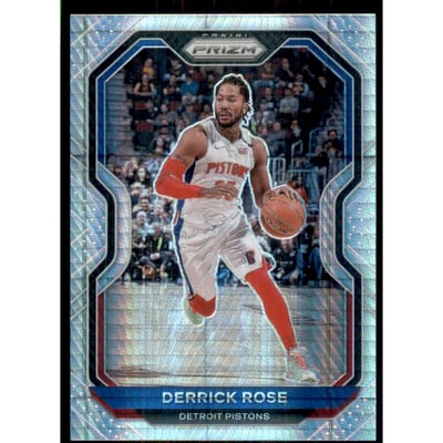 2020-21 Panini Prizm Prizms Hyper #231 Derrick Rose