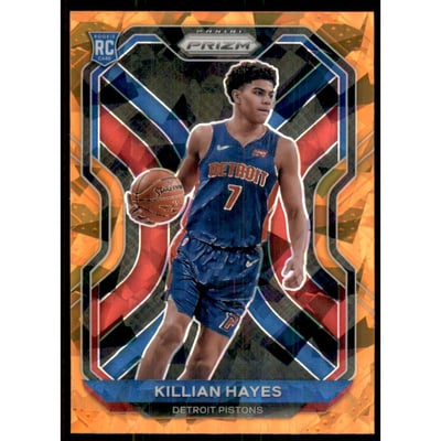 2020-21 Panini Prizm Prizms Orange Ice #270 Killian Hayes