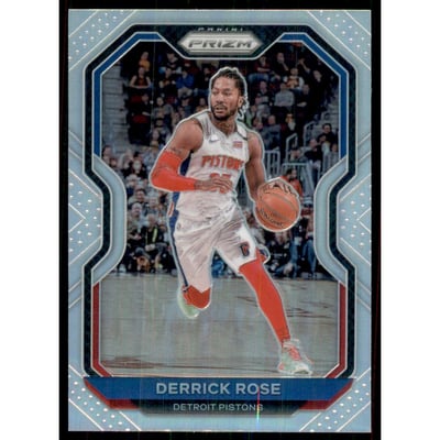 2020-21 Panini Prizm Prizms Silver #231 Derrick Rose