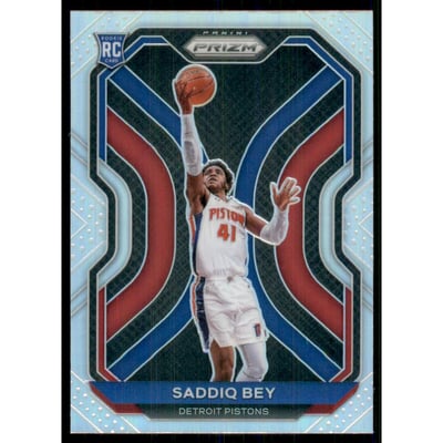 2020-21 Panini Prizm Prizms Silver #284 Saddiq Bey