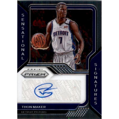 2020-21 Panini Prizm Sensational Signatures #39 Thon Maker