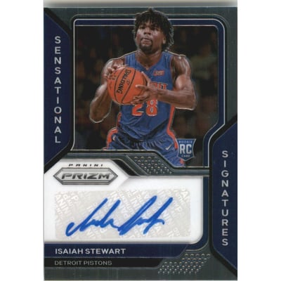 2020-21 Panini Prizm Sensational Signatures #62 Isaiah Stewart