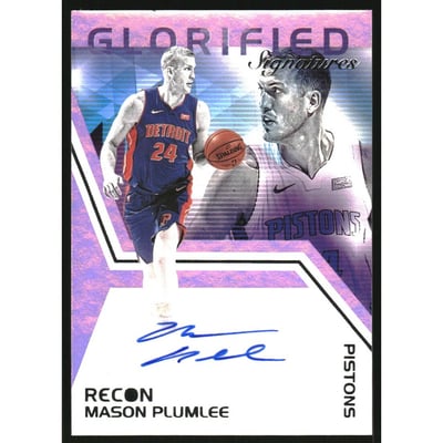 2020-21 Panini Recon Glorified Signatures #16 Mason Plumlee