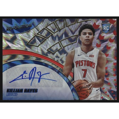 2020-21 Panini Revolution Rookie Autographs Fractal #8 Killian Hayes