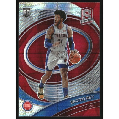 2020-21 Panini Spectra Asia Red #116 Saddiq Bey
