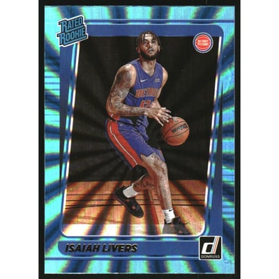 2021-22 Donruss Holo Teal Laser #227 Isaiah Livers RR