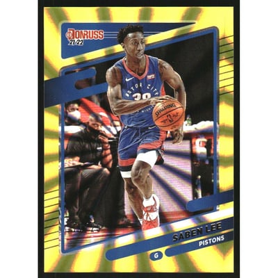2021-22 Donruss Holo Yellow Laser #16 Saben Lee