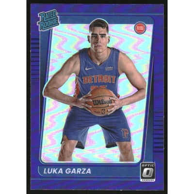 2021-22 Donruss Optic Purple #164 Luka Garza