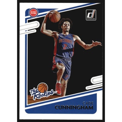 2021-22 Donruss The Rookies #1 Cade Cunningham